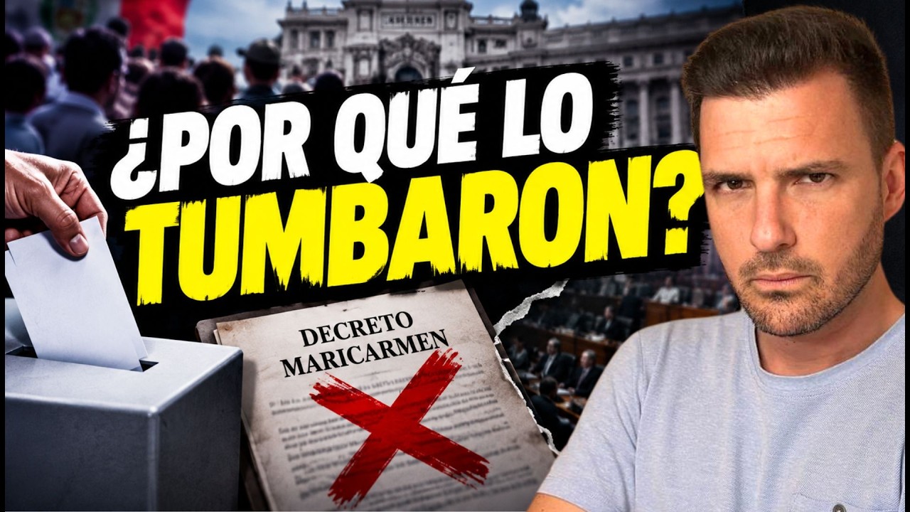 🤬ESTO NO ES DEMOCRACIA‼️La mayoría de los votantes de derecha apoyaba el decreto Maricarmen‼️🏚️