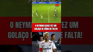 NOSSA!!! O NEYMAR QUASE FEZ UM GOLAÇO GENIAL DE FALTA EM SANTOS X CORITIBA!