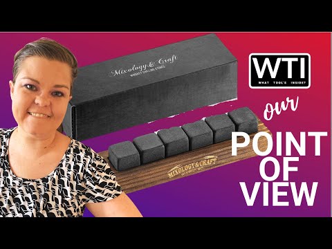 Mixology & Craft Whiskey Stones - Cube-Shaped - WTI product video review