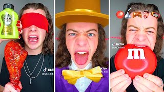 *NEW* LukeDidThat Compilation | Eating Spicy Food Challenge + Reactions | Try Not To React