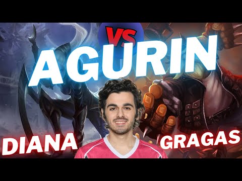 AGURIN | DIANA VS GRAGAS | JNG GAMEPLAY | Patch 14.9 / Season 14 | #LeagueofLegends