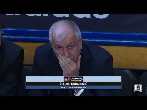 AdmiralBet ABA League 2021/22 highlights, Round 20: FMP Meridian - Partizan NIS (12.2.2022)