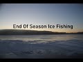 Video Thumbnail for End Of Season Ice Fishing