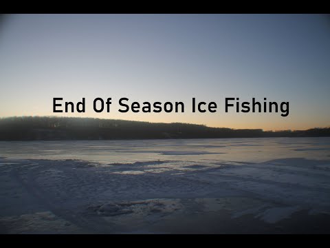 End Of Season Ice Fishing