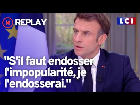Emmanuel Macron s'explique face aux contestations sur la réforme des retraites