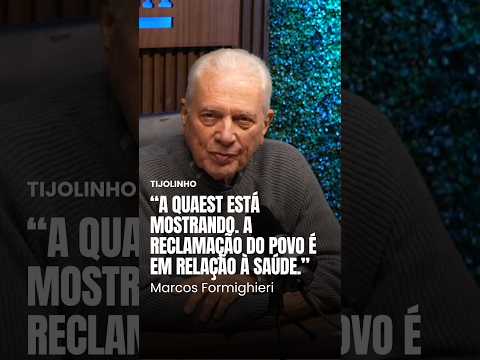 “A grande reclamação da população é a saúde”, diz Formighieri