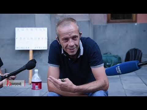 Քաղաքացին դժգոհ է իշխանությունից. անժամկետ հացադուլ է անում