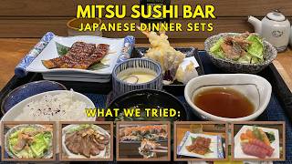 Singapore Food Tour: Mitsu Sushi Bar Japanese Restaurant 🇸🇬  Sushi rolls, Japanese dinner sets