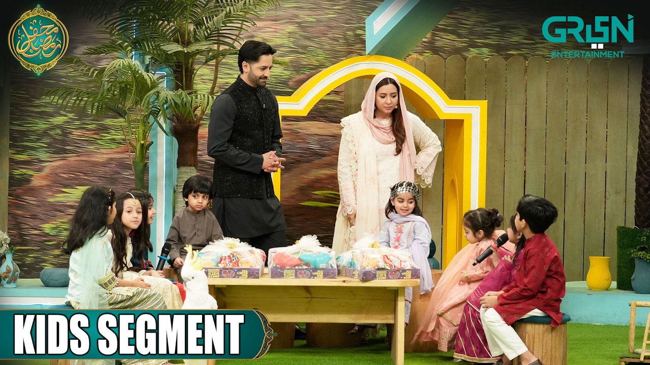 Mehfil e Nunehal Presented by K&N's | Kids Segment Day 28 | Danish Taimoor & Rabia Anum | Green TV