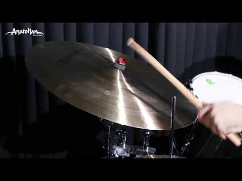 Anatolian Jazz Collection Smooth Ride 22" cymbal sound check by Arthur Rezende