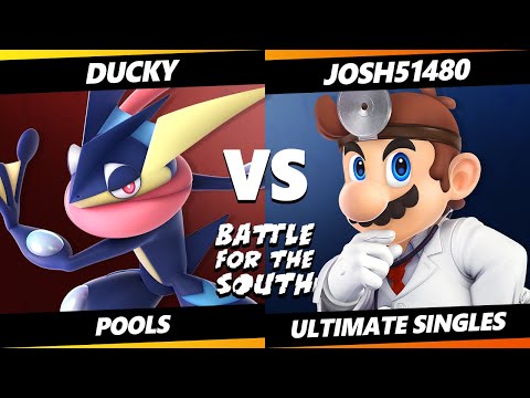 Battle for the South - Ducky (Greninja) Vs. Josh51480 (Dr. Mario) Smash Ultimate - SSBU