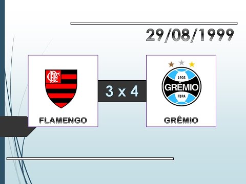 COMPACTO: Flamengo 3 x 4 Grêmio - 29/08/1999 - Campeonato Brasileiro