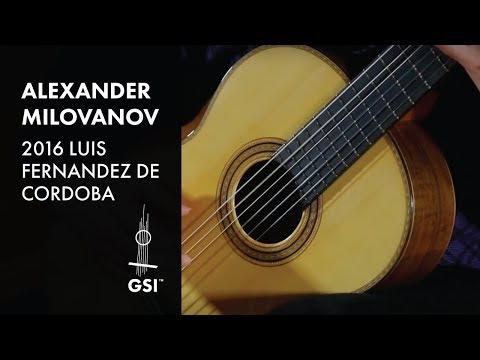 Villa-Lobos Etude No. 12 - Alexander Milovanov plays 2016 Luis Fernandez de Cordoba