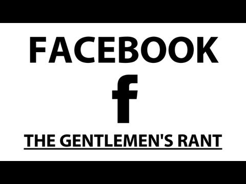 Názor gentlemanů na Facebook