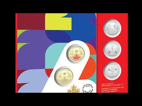 FIFA World Cup Keepsake Card 2026 CANADA 5 Coins Set | eBay