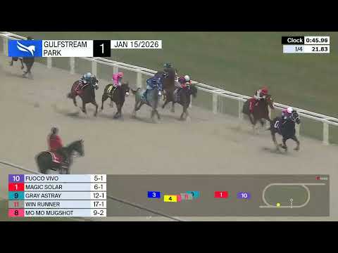 Gulfstream Park January 15, 2026 Race 1