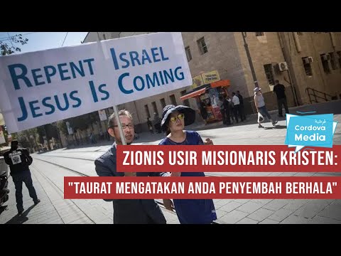 Zionis Israel Usir Misionaris Kristen: "Taurat Mengatakan Anda Penyembah Berhala"