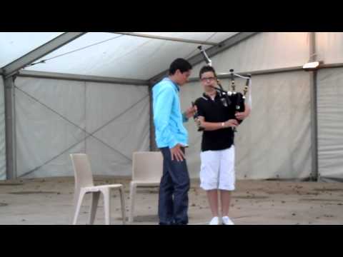 Mathieu Auffret / Gwendal Rabé - Championnat de Bretagne des jeunes sonneurs Gourin 2012- Mélodie