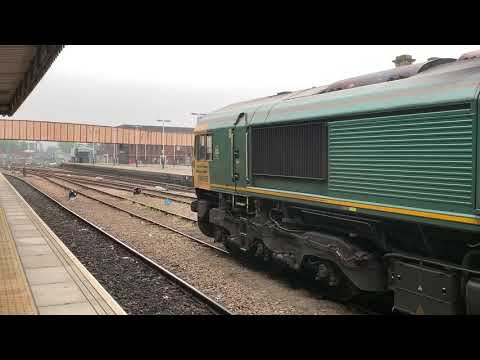 Freightliner 66556 At Sheffield From Dewbury Blue Circle To Hope (Earles Sidings) Fhh
