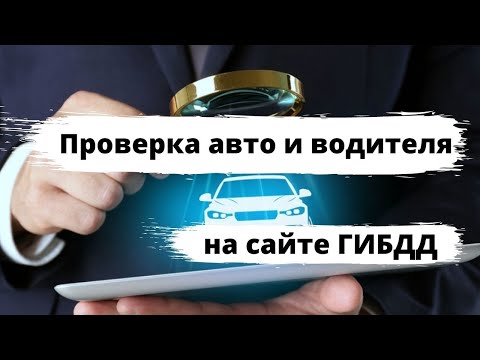 Проверка авто и водителя на сайте ГИБДД