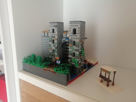 Bau einer Lego-Ritterburg Teil 2 - Das Burgtor [2], Landschaft und Mauer [1]