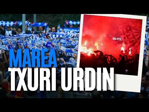 🔥¡PURA PASIÓN! El recibimiento MÁS ÉPICO a la REAL SOCIEDAD antes de las recibir al Athletic | Copa