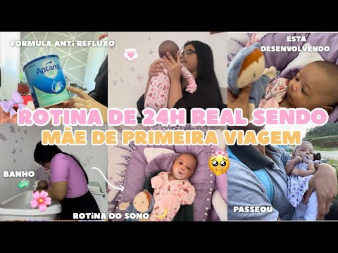 ROUTINE OF A FIRST-TIME MOTHER | 24h with my 1-month-old baby ✨😅
