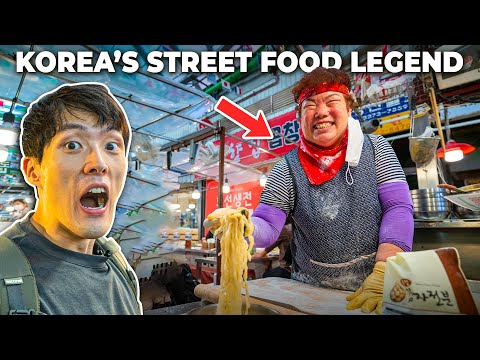 Fui ao LENDÁRIO mercado de comida de rua na Coreia