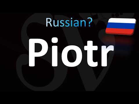 How to Pronounce ''Piotr'' Correctly! (Russian)