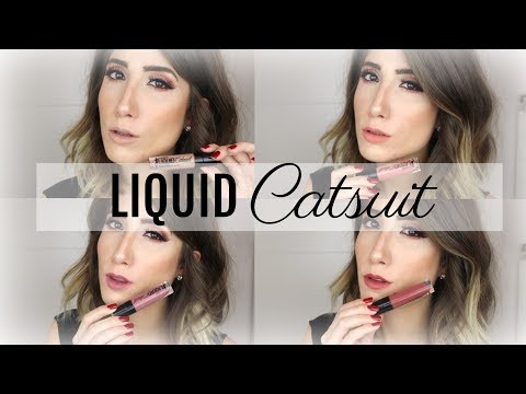 4,99€??? | ¿Es un buen labial fijo? | LIQUID CATSUIT de Wet n Wild | REVIEW + SWATCHES DE TODOS!!!