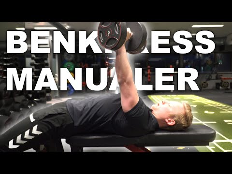 Hvordan gjøre benkpress med manualer!