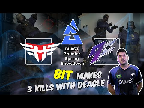 Bit makes 3 kills with Deagle, Heroic vs 9z, BLAST Premier Spring Showdown