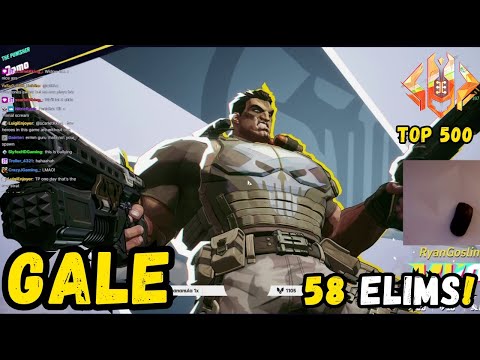 58 ELIMS! GALE INSANE PUNISHER GAMEPLAY! MARVEL RIVALS SEASON 2