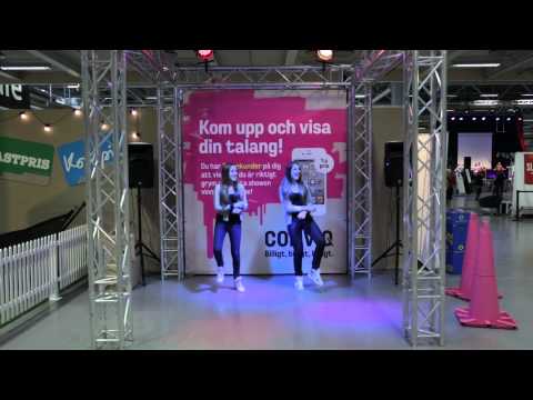 Denise med vän, 13 år