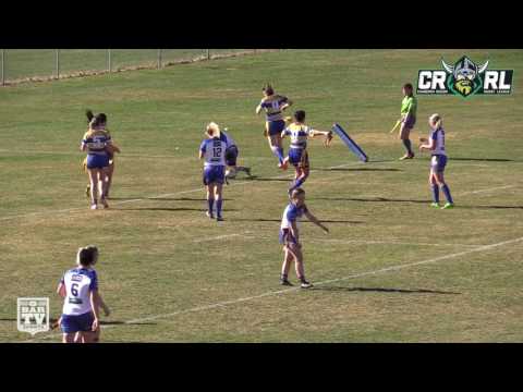 2017 Canberra RL Round 10 LLT Highlights - Woden Valley Rams vs Goulburn Workers Bulldogs