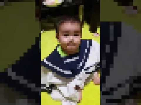 赤ちゃんリンリンがセーラー服!!