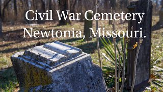 preview picture of video 'Civil War Cemetery- Newtonia, Missouri'