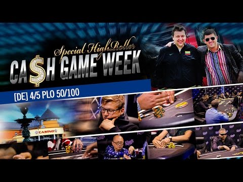 [DE] 4/5 Special High Roller CASH KINGS PLO 50/100
