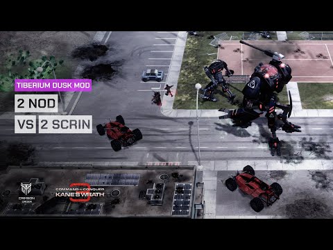 Kane's Wrath [Tiberium Dusk Mod] - 2 NOD vs 2 Scrin Brutal AI