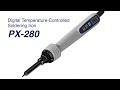 Cautín con controlador de temperatura para soldadura sin plomo Goot PX-280 Vista previa  1