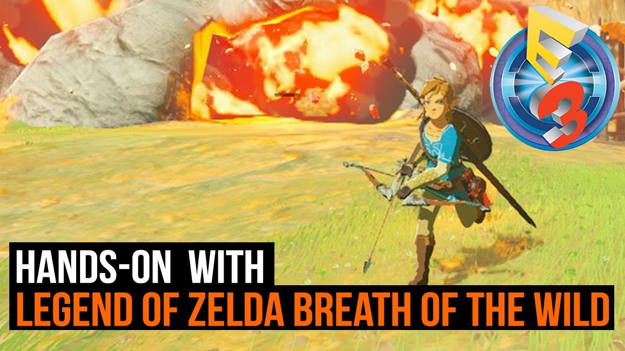 Legend of Zelda: Breath of the Wild hands-on preview - YouTube