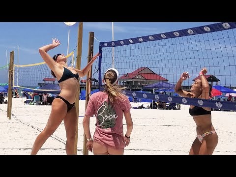 BEACH VOLLEYBALL | Women Amateur Divisions | Game 3 | Clearwater Beach FL 2019 Video