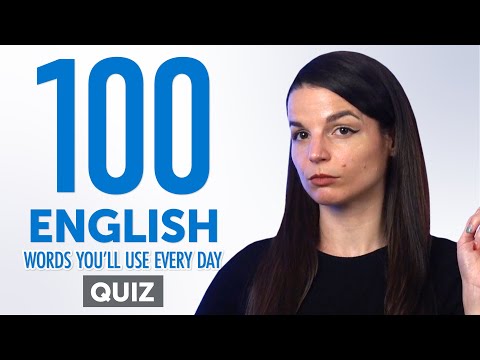 Quiz | 100 English Words You'll Use Every Day - Basic Vocabulary #50