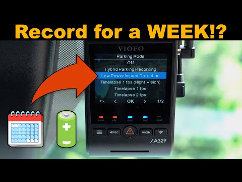 A Week of Parking Recording!? Viofo A329S/T