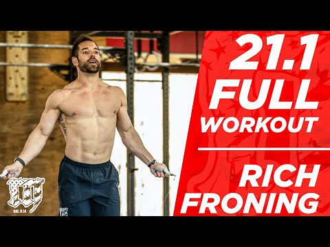 RICH FRONING FULL 21.1 CROSSFIT OPEN WORKOUT