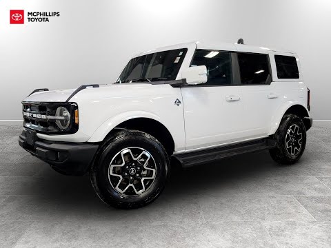 2025 Ford Bronco Outer Banks 4 Door 4x4 in White for sale at McPhillips Toyota in Winnipeg, MB