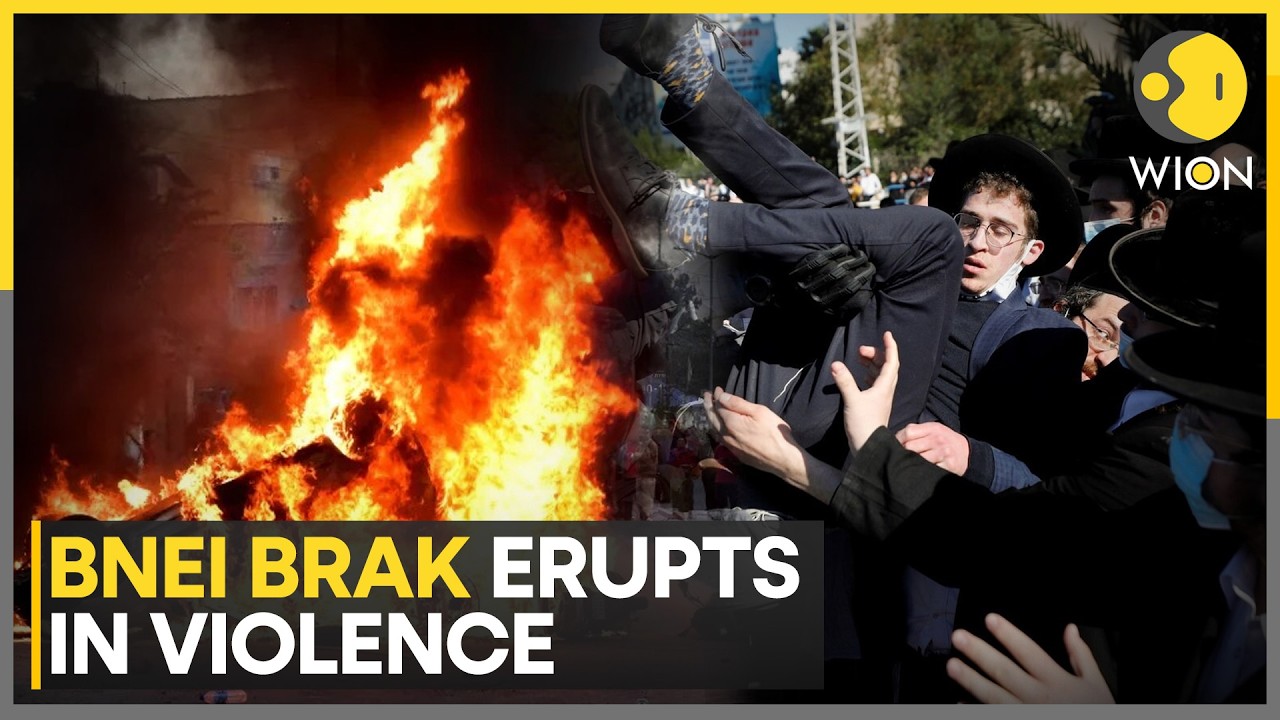 Bnei Brak Erupts in Violence: Israeli Forces Confront Ultra-Orthodox Protesters Over Military Draft