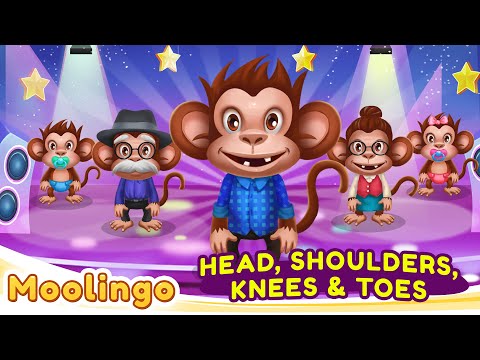 Head, Shoulders, Knees & Toes - Exercise Song For Kids with Moolingo! Video