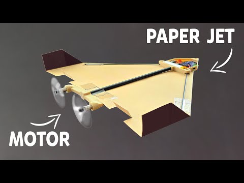 DIY Paper Jet with Wi-Fi Control | 3D Printed RC Airplane with Long Range Flight Test
