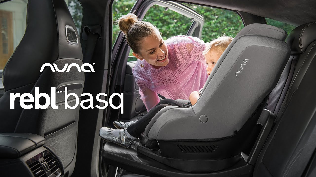 миниатюра 0 Видео о товаре Автокресло Nuna Rebl Basq (0-18 кг), Caviar (Черный)